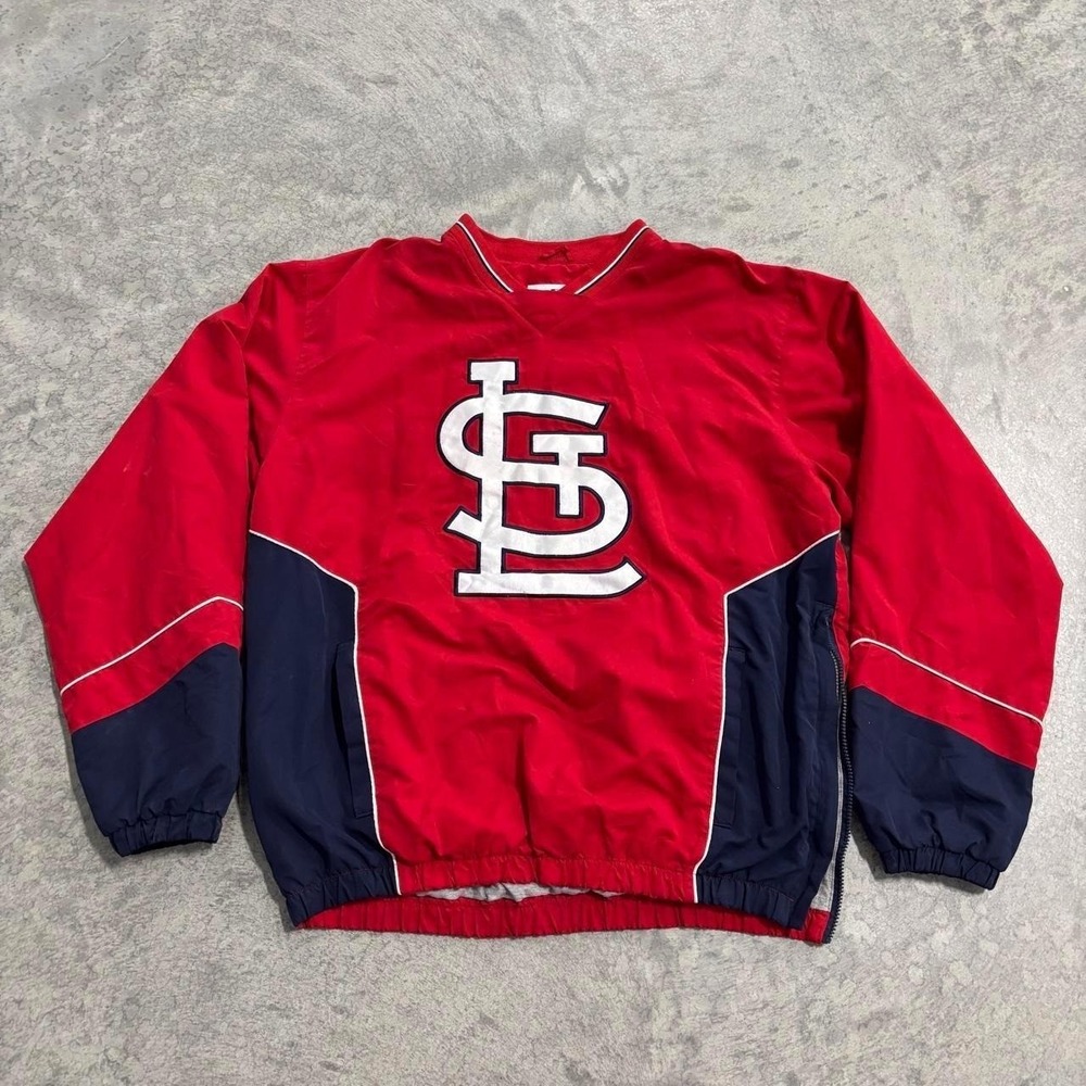 Vintage St. Louis Cardinals MLB Windbreaker Crewneck Size Medium
